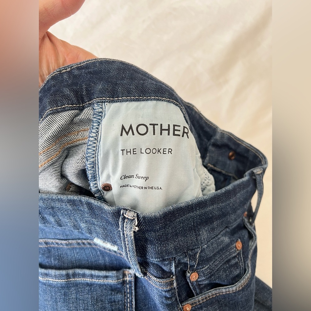 MOTHER | SZ 28 | Lot 2 Looker Ankle Fray | Clean Sweep Skinny | Fingerprints - Picture 5 of 15